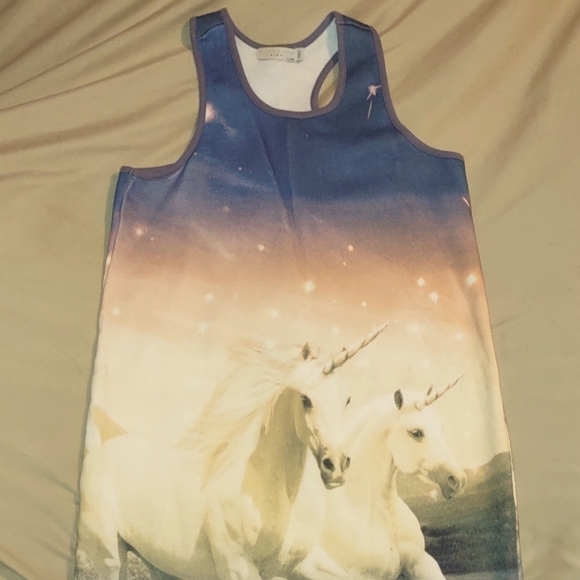 Stella McCartney kids unicorn dress size 12 - Picture 2 of 6